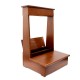 Kneeler one place in wood  55x88x50 cm