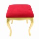 Stool in gilded wood with gold leaf  45 cm