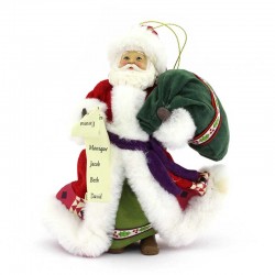 Santa Claus with list and bag 17 cm Dept. 56 6008579