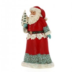 Santa Claus with snowy tree 23 cm Jim Shore 6011687