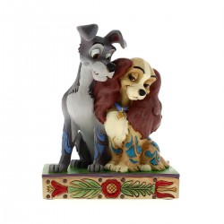 Lady and the Tramp in love 11 cm Disney Traditions 6010885