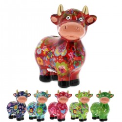 Piggy bank Cow Maggie 11x13x6,5 cm Pomme Pidou