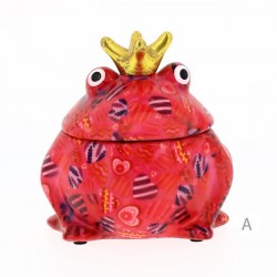 Frog Freddy biscuit jar 16x16x14 cm Pomme Pidou