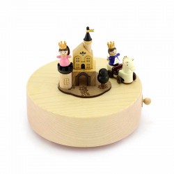 Castle of lovers collectible music box 14x13 cm Wooderful Life