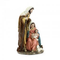 Nativity group colored resin 20 cm 