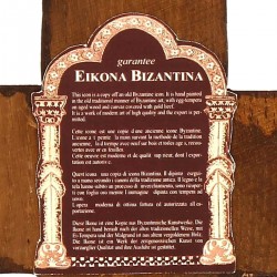 Icona Crocifisso legno foglia oro 28x40 cm-1