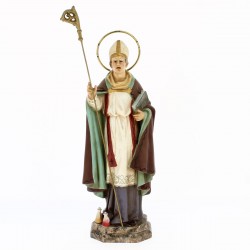 Saint Gennaro statue wood pulp 30 cm