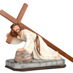 Falling Jesus Resin Statue 23 cm