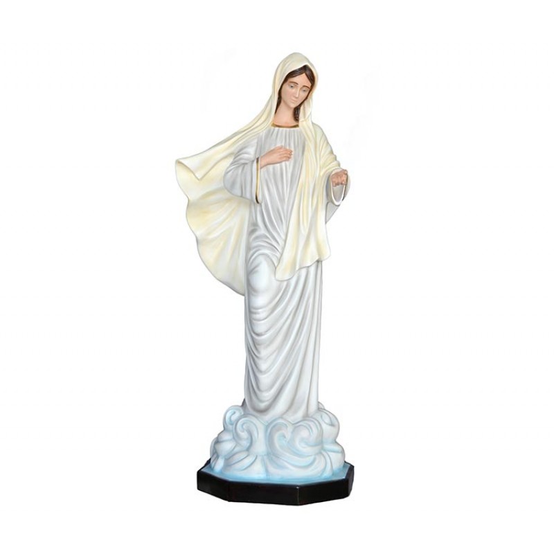 Statua Madonna Medjugorje In Vetroresina 160 Cm