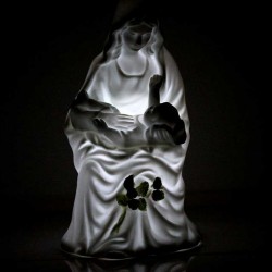 Ceramic Statue Virgin with Child 15 cm