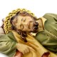 Colored Wood Statue Sleeping St. Joseph 35 cm