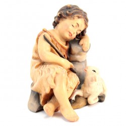 Sleeping Baby St. John Wooden Statue 6.5 cm