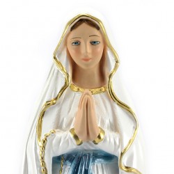 Our Lady of Lourdes Plaster Statue 31.5 cm