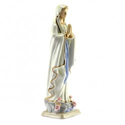 Our Lady of Lourdes Porcelain Statue 22.5 cm