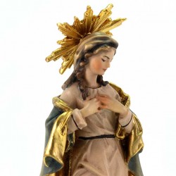 Immaculated Wooden Statue 15 cm