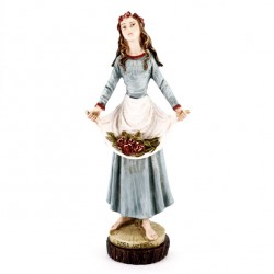 St. Rosa Colored Resin Statue 25 cm