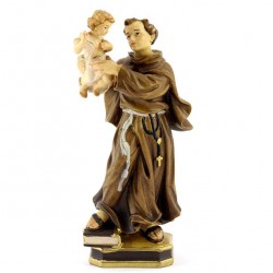 St. Anthony of Padua Wooden Statue 15 cm