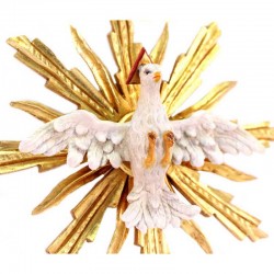 Holy Spirit with Wooden Rays diametro 43 cm