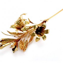 Golden Metal Lily for Statue 53 cm