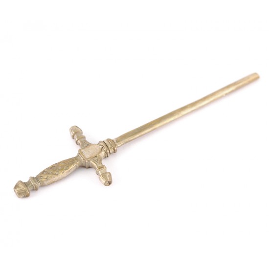 Polished Brass Sword 10 cm