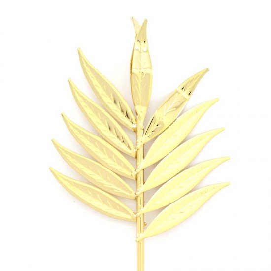 Palm for statue in golden brass 20 cm