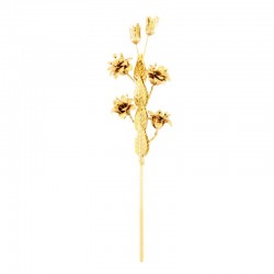 Silvery or Golden Lily for Statue 20 cm