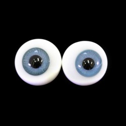 Pair of glass eyes for statue Diameter 16 mm