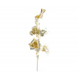Silvery or Golden Metal Lily for Statue 30 cm