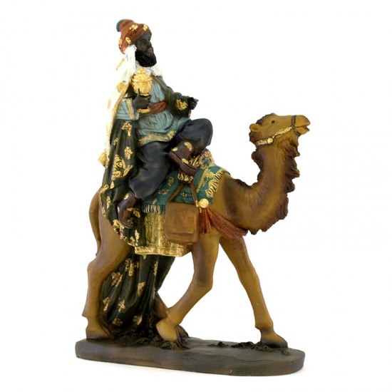 3 reyes Magos sobre EL camello de 10 cm de Resina Figuras belén 