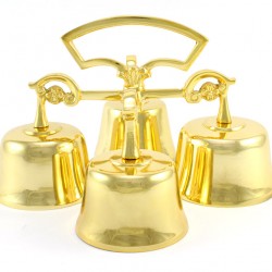 Golden Metal Bell 4 tones 13 cm