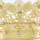 Golden Metal Crown for Statue Diameter 10 cm