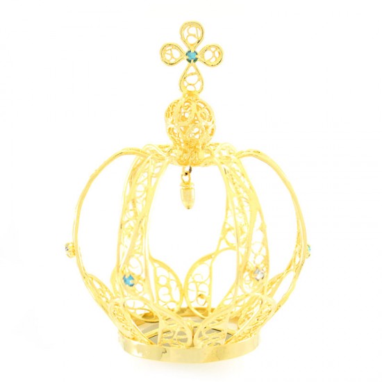 Simple Metal Crown for Statue 13 cm Diameter 6 cm