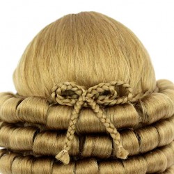 Silk Wigs for Virgin and Child Statue 160 cm