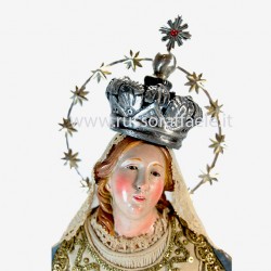 Immaculate Virgin Statue with Clothing 1700 style 56 cm
