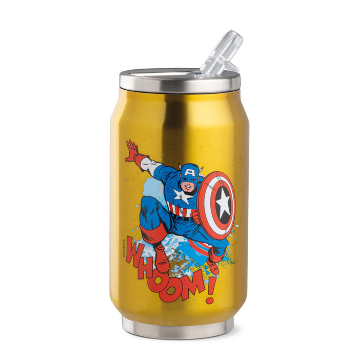 Botella Térmica Lata Marvel Capitán América 350 ml Egan