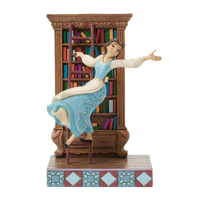 Bella with library 20 cm Disney Traditions 6016894