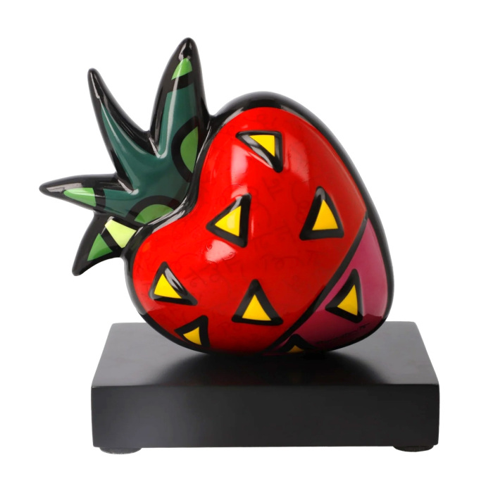 Strawberry Figure 14.5 cm by Romero Britto GOEBEL