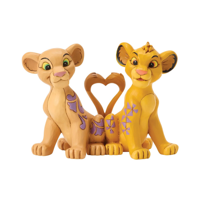 Figura Corazón de Simba y Nala 8,5 cm Disney Traditions 6017847