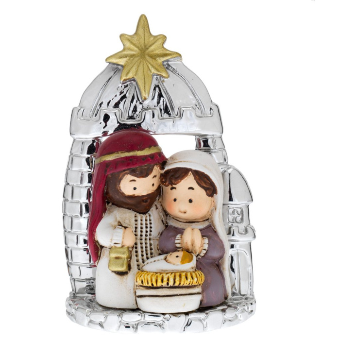 Mini Nativity scene resin Dome 6 cm Mini Nativity scene resin Dome 6 cm