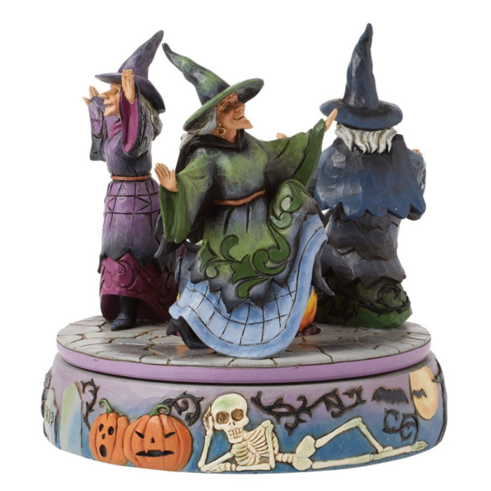 Figura giratoria con brujas 18 cm Jim Shore 6016640