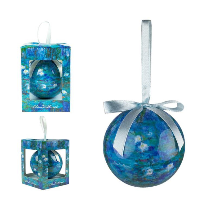 Bola de Navidad Nenúfares 7,5 cm