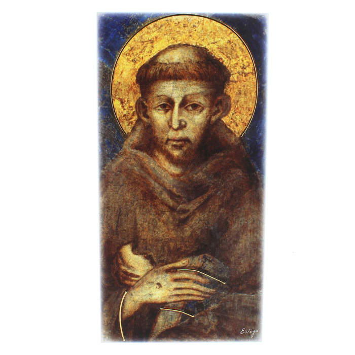 Cuadro San Francisco de Asís Cimabue 18x36 cm