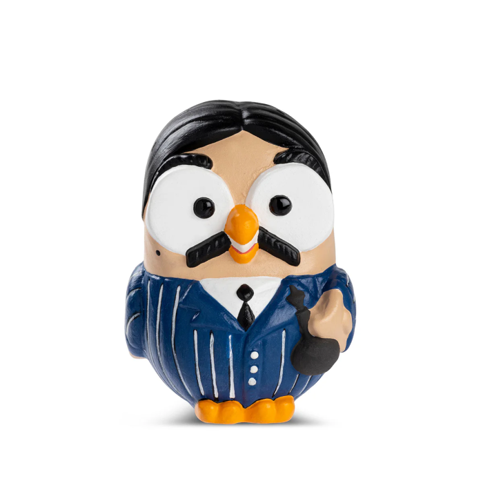 Figura búho Familia Addams Gómez Goofi Egan Figura búho Familia Addams Gómez Goofi Egan