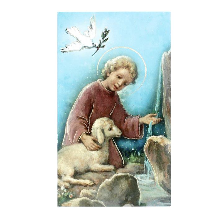Immagine Gesù Buon Pastore-A 7x12 cm 100 pz