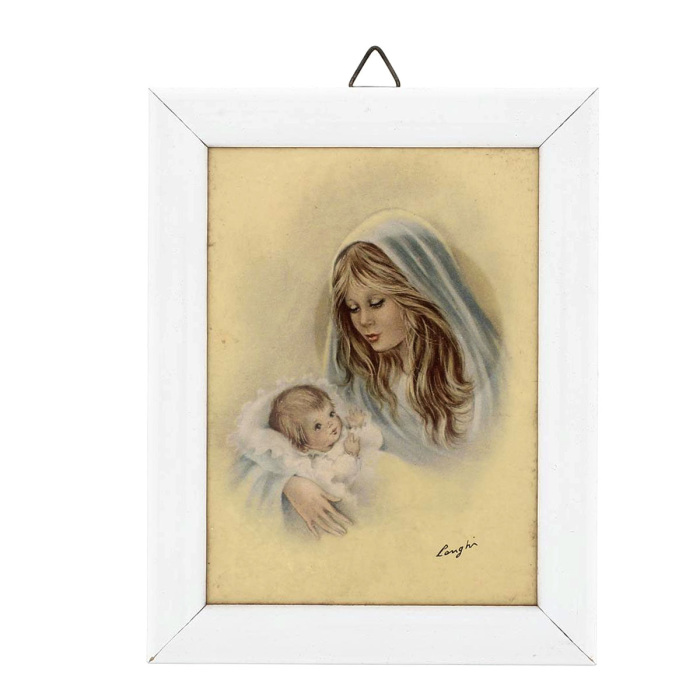 Cuadro con pan de oro Virgen con el Niño 11x14 cm Cuadro con pan de oro Virgen con el Niño 11x14 cm