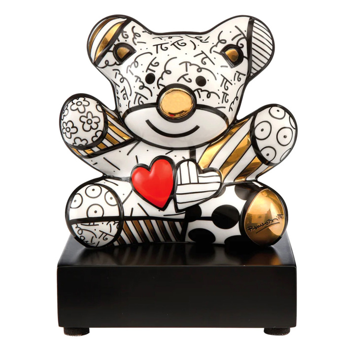 Golden Truly Yours Figure 12.5 cm Romero Britto GOEBEL