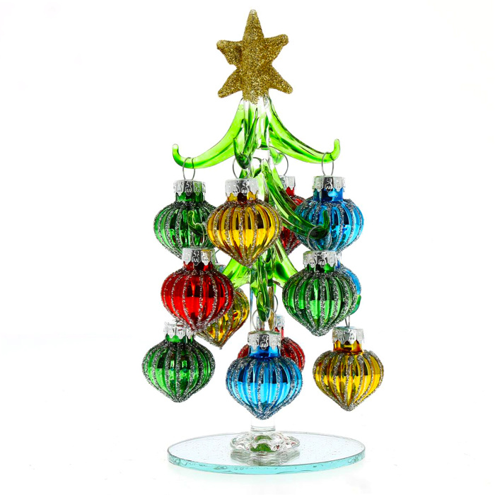 Árbol de Navidad de vidrio Decoración 05
