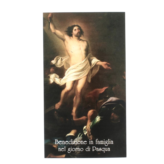 Holy Card Family Blessing on Easter Day 6x11 cm 100 pcs Holy Card Family Blessing on Easter Day 6x11 cm 100 pcs