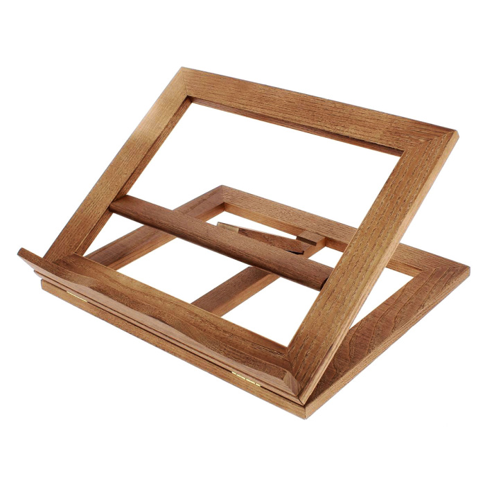 Atril de mesa de madera de nogal 33x27 cm