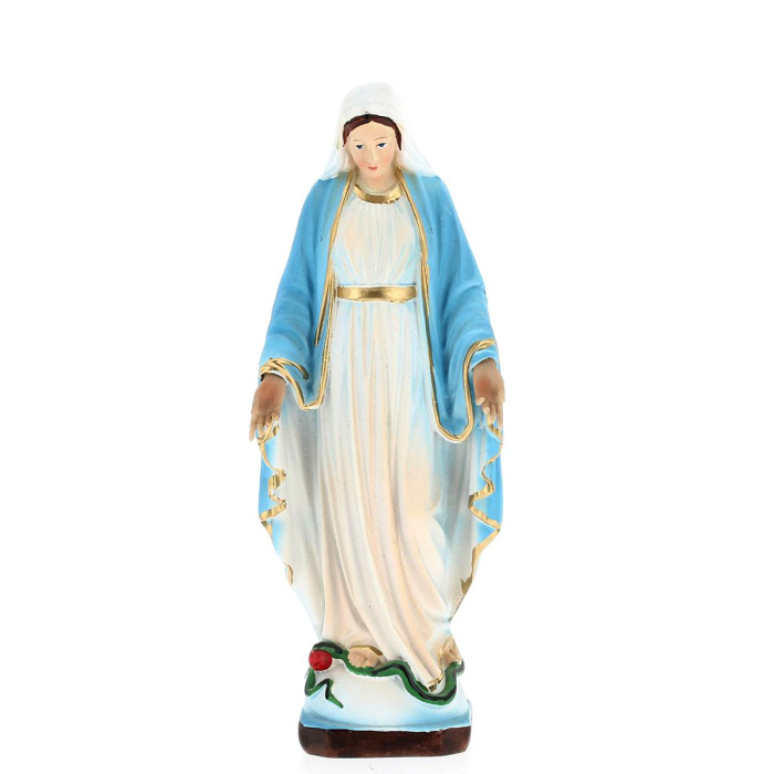 Miraculous Virgin Hand-Painted Resin Statue 15 cm Miraculous Virgin Hand-Painted Resin Statue 15 cm
